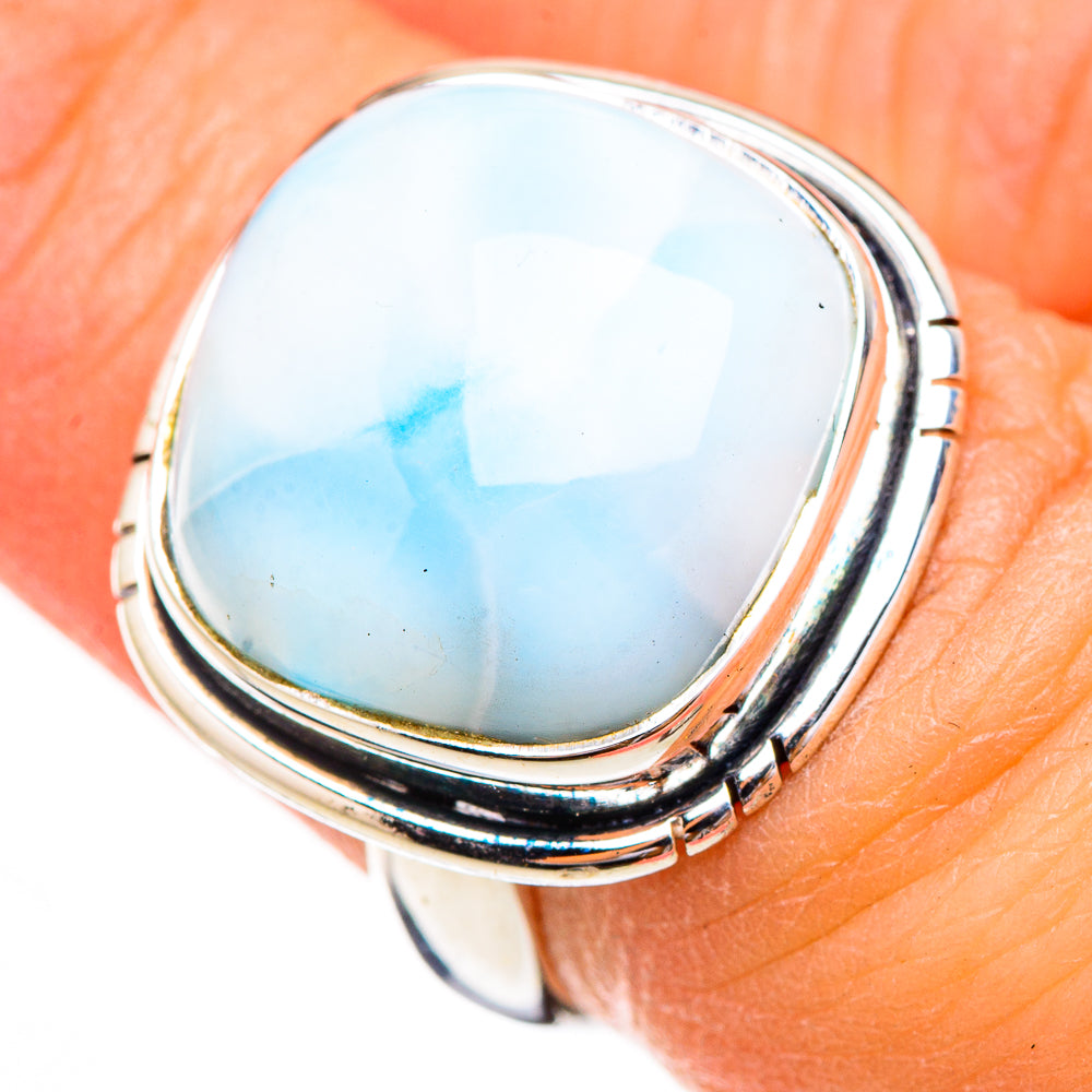 Larimar Rings handcrafted by Anasilvercos - RING125913