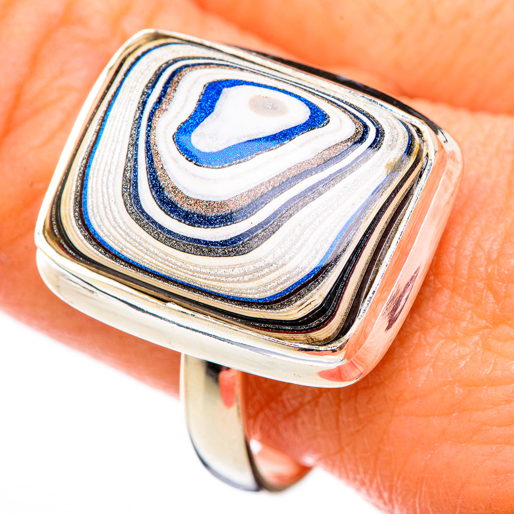 Fordite Rings handcrafted by Anasilvercos - RING125914