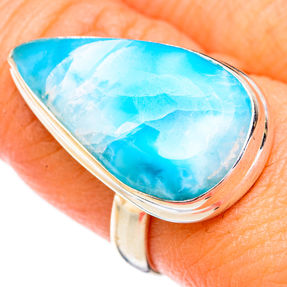 Larimar Rings handcrafted by Anasilvercos - RING125919