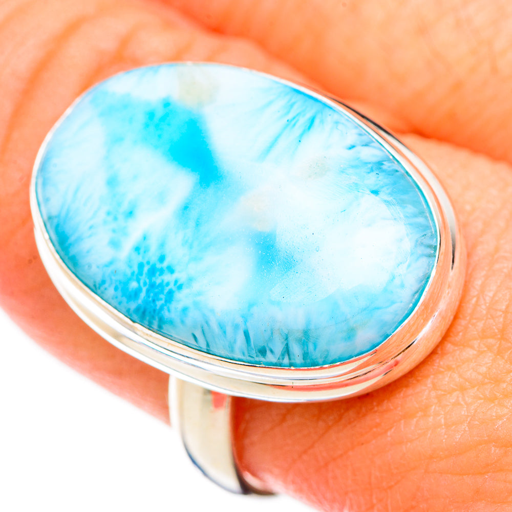 Larimar Rings handcrafted by Anasilvercos - RING125921