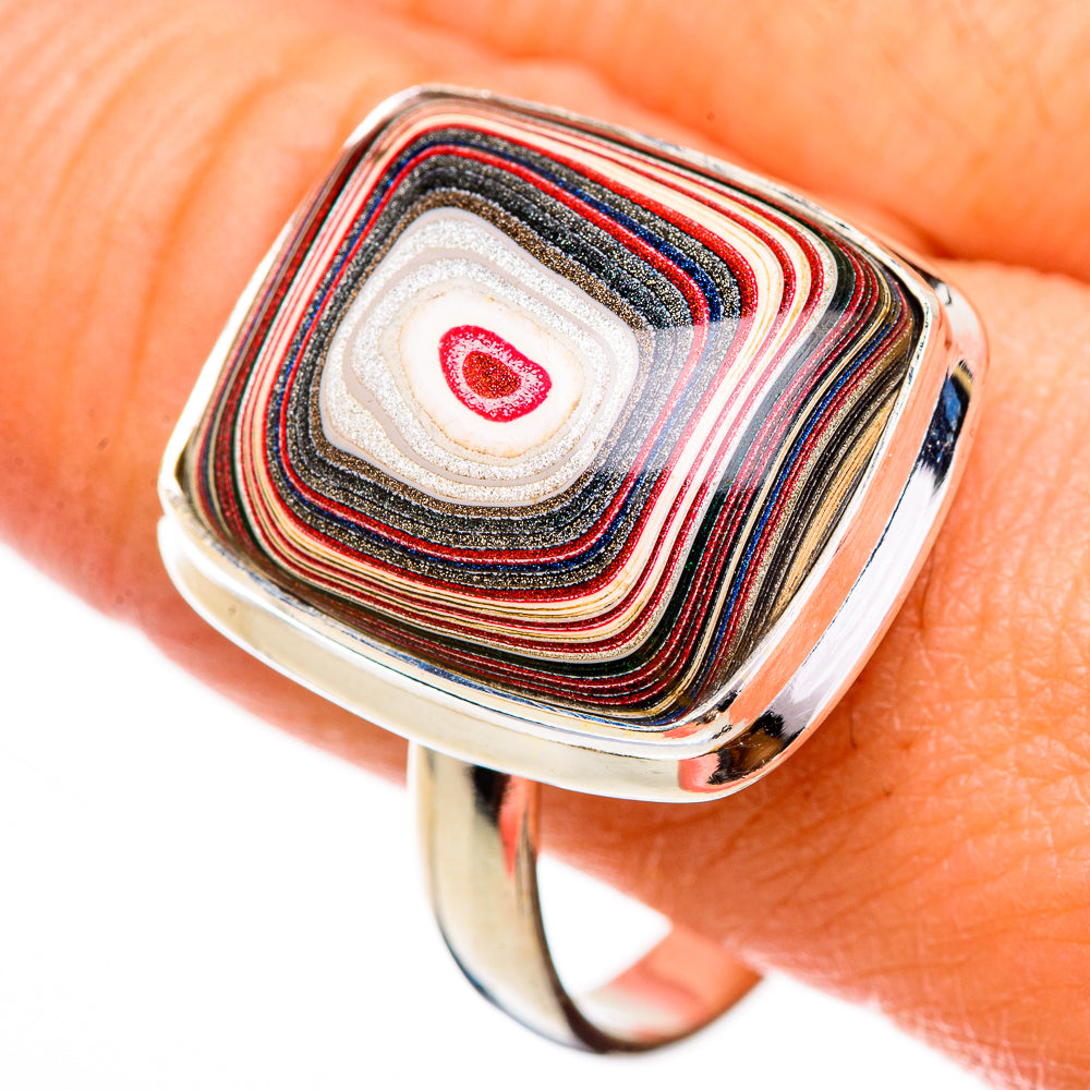 Fordite Rings handcrafted by Anasilvercos - RING125938