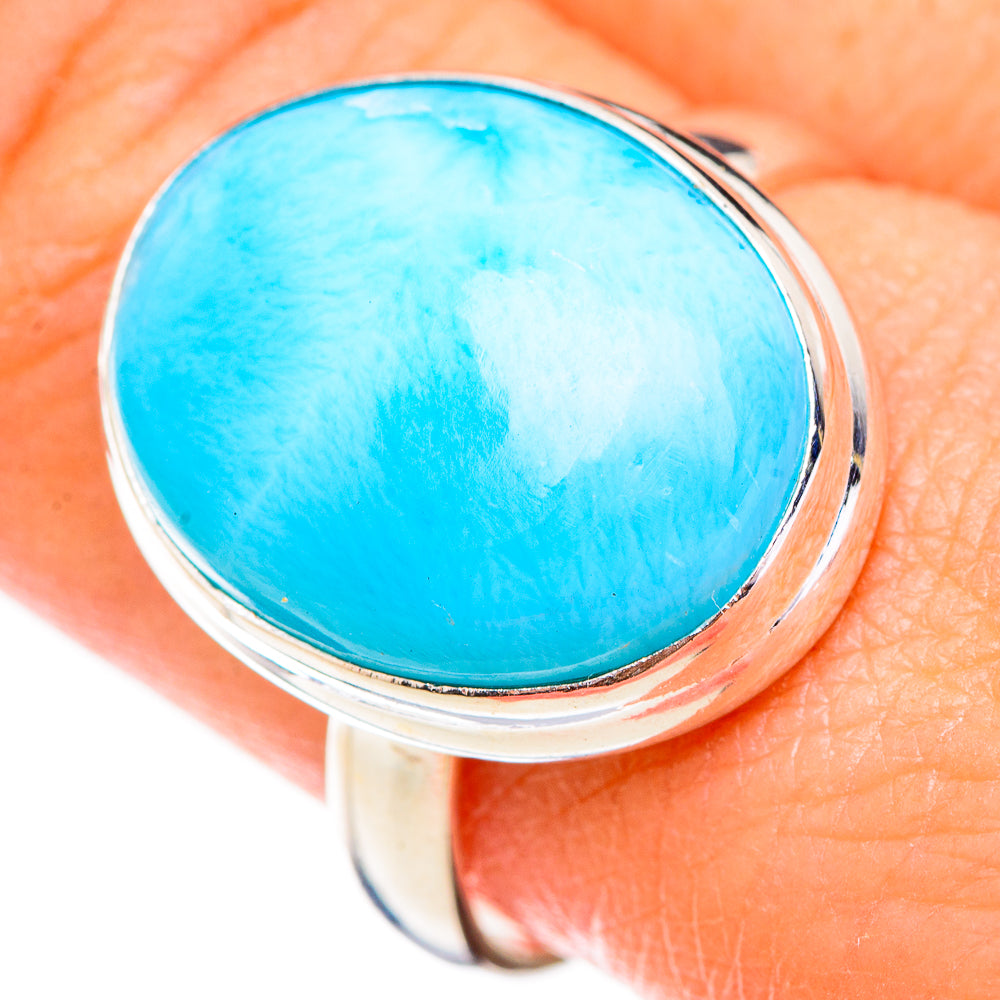 Larimar Rings handcrafted by Anasilvercos - RING125942
