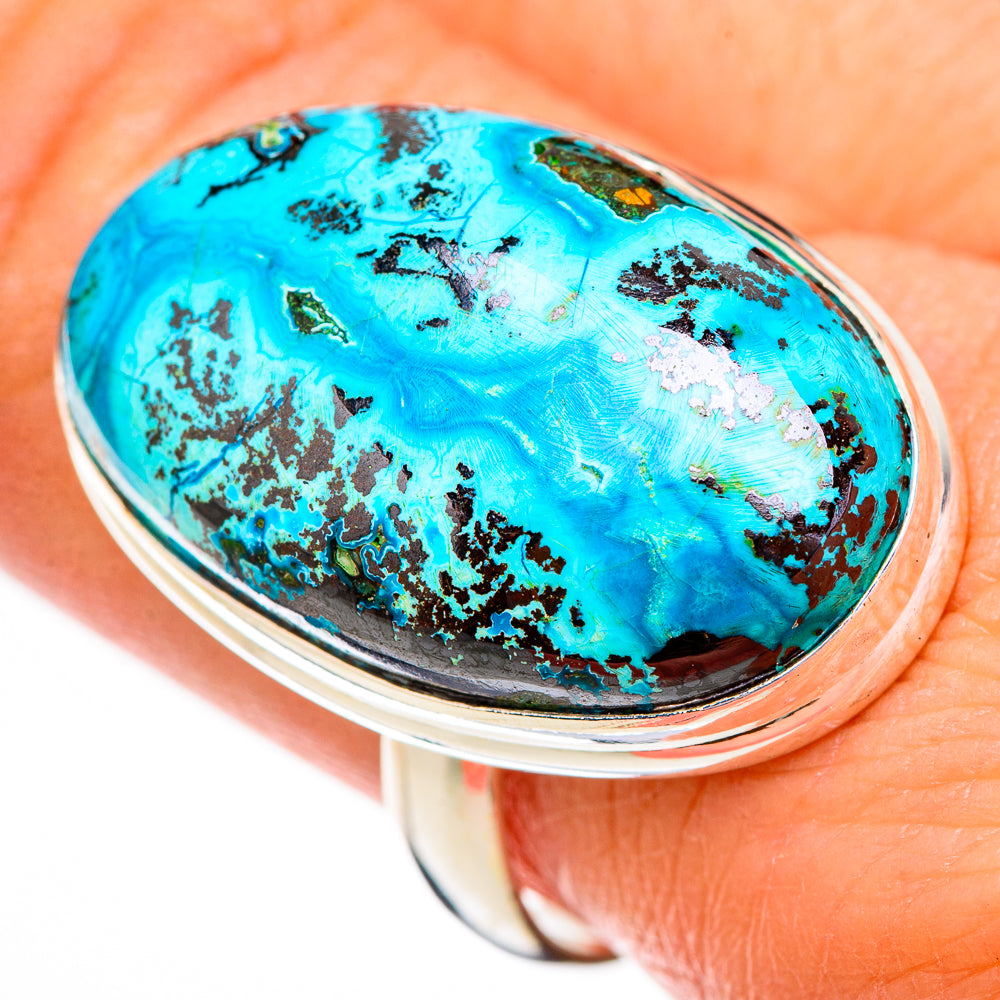 Chrysocolla Rings handcrafted by Anasilvercos - RING125944