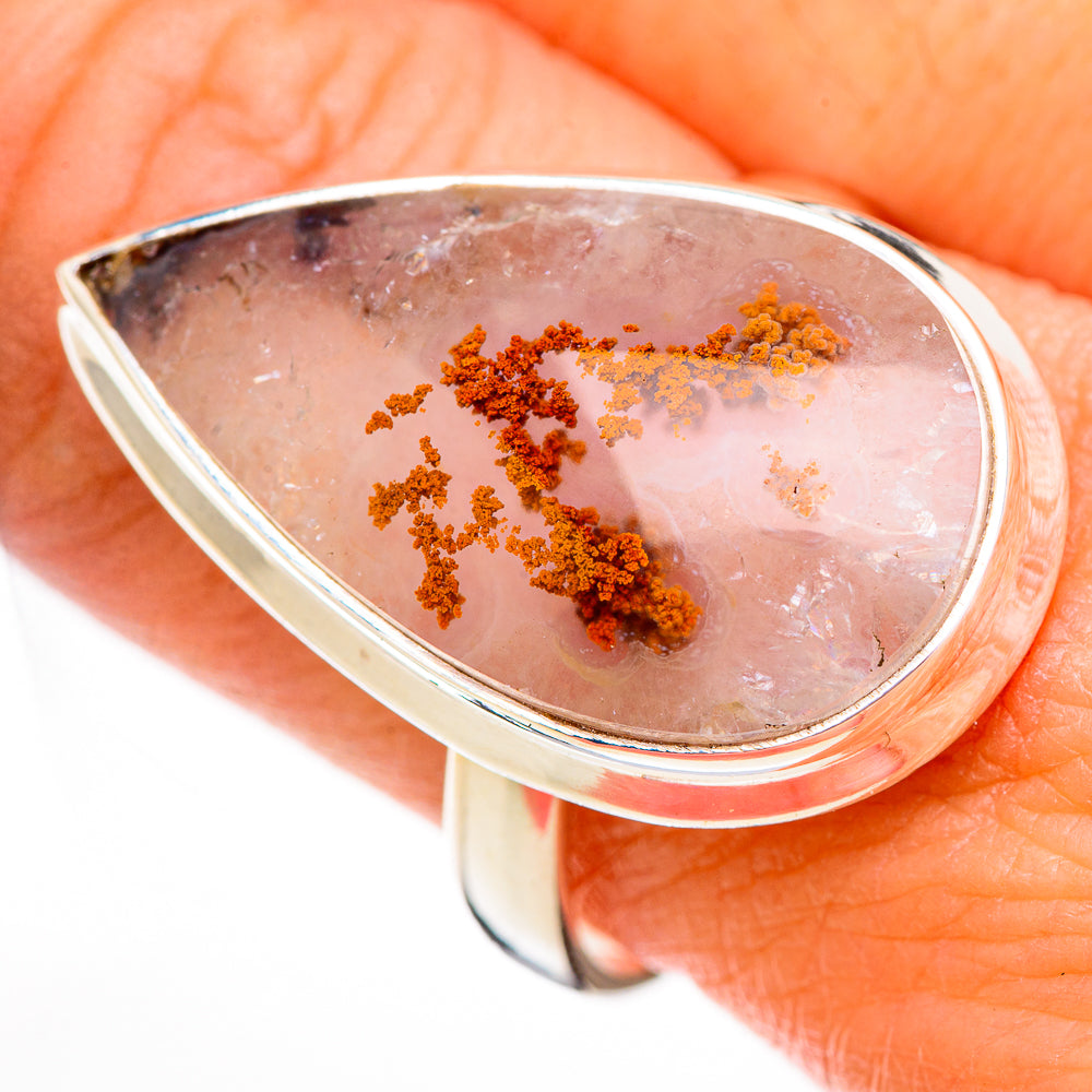 Indonesian Plume Agate Rings handcrafted by Anasilvercos - RING125949