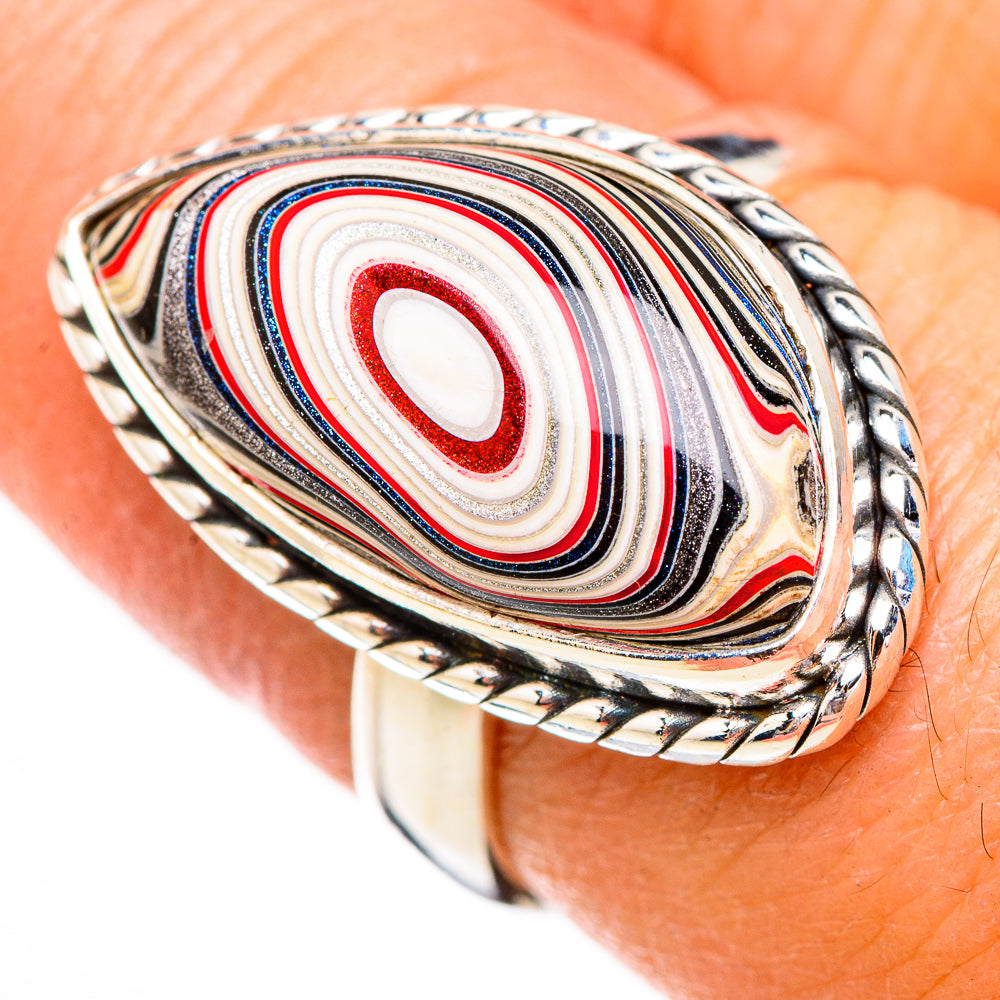 Fordite Rings handcrafted by Anasilvercos - RING125956