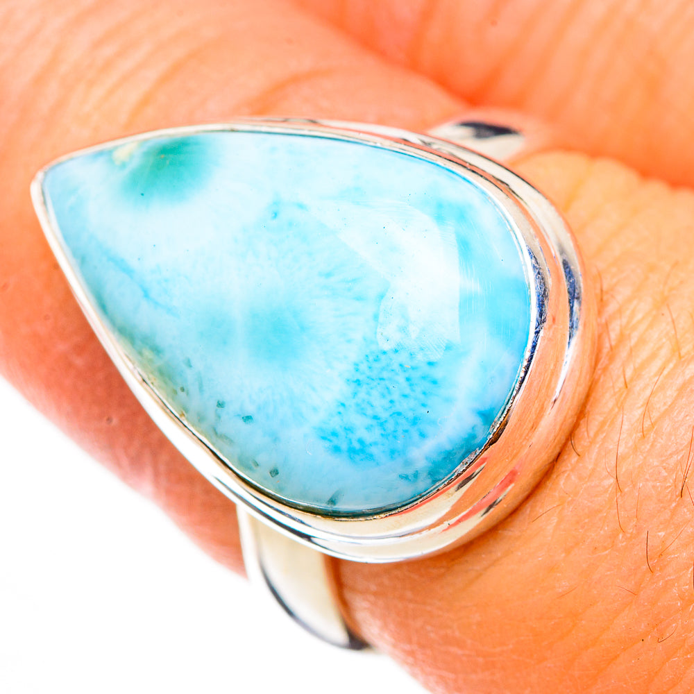 Larimar Rings handcrafted by Anasilvercos - RING125969