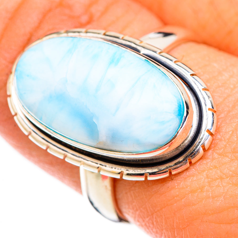 Larimar Rings handcrafted by Anasilvercos - RING125972