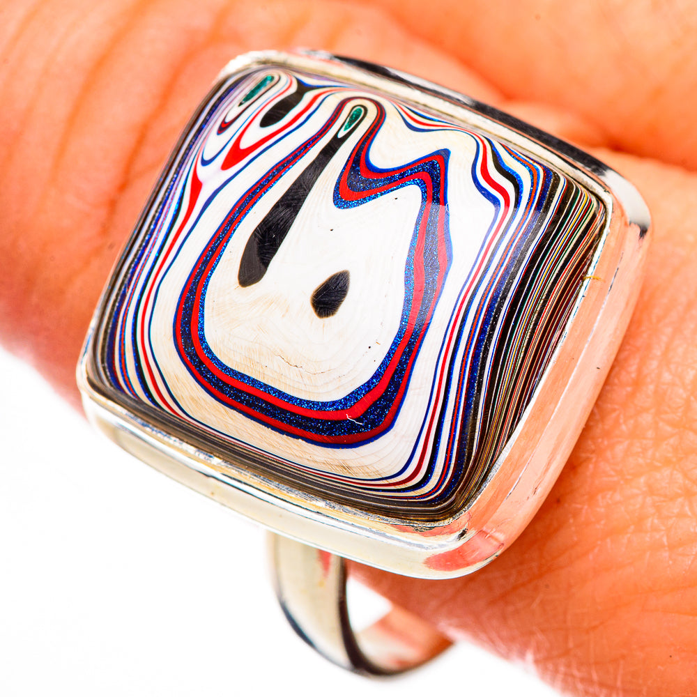 Fordite Rings handcrafted by Anasilvercos - RING125990