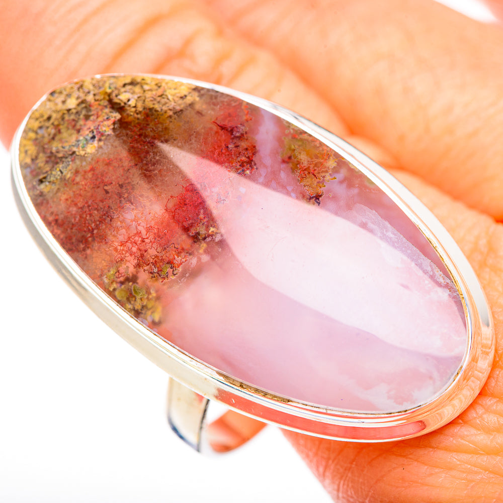 Indonesian Plume Agate Rings handcrafted by Anasilvercos - RING126034