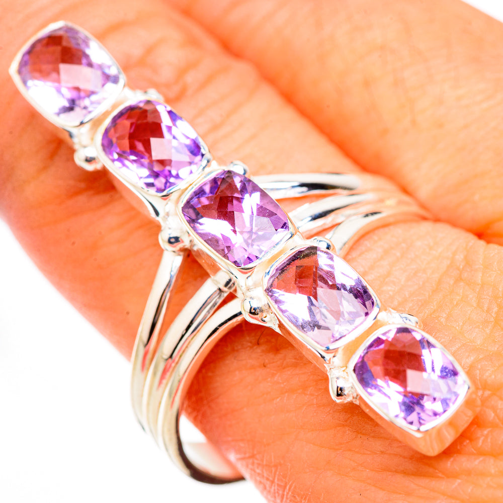 Amethyst Rings handcrafted by Anasilvercos - RING126039