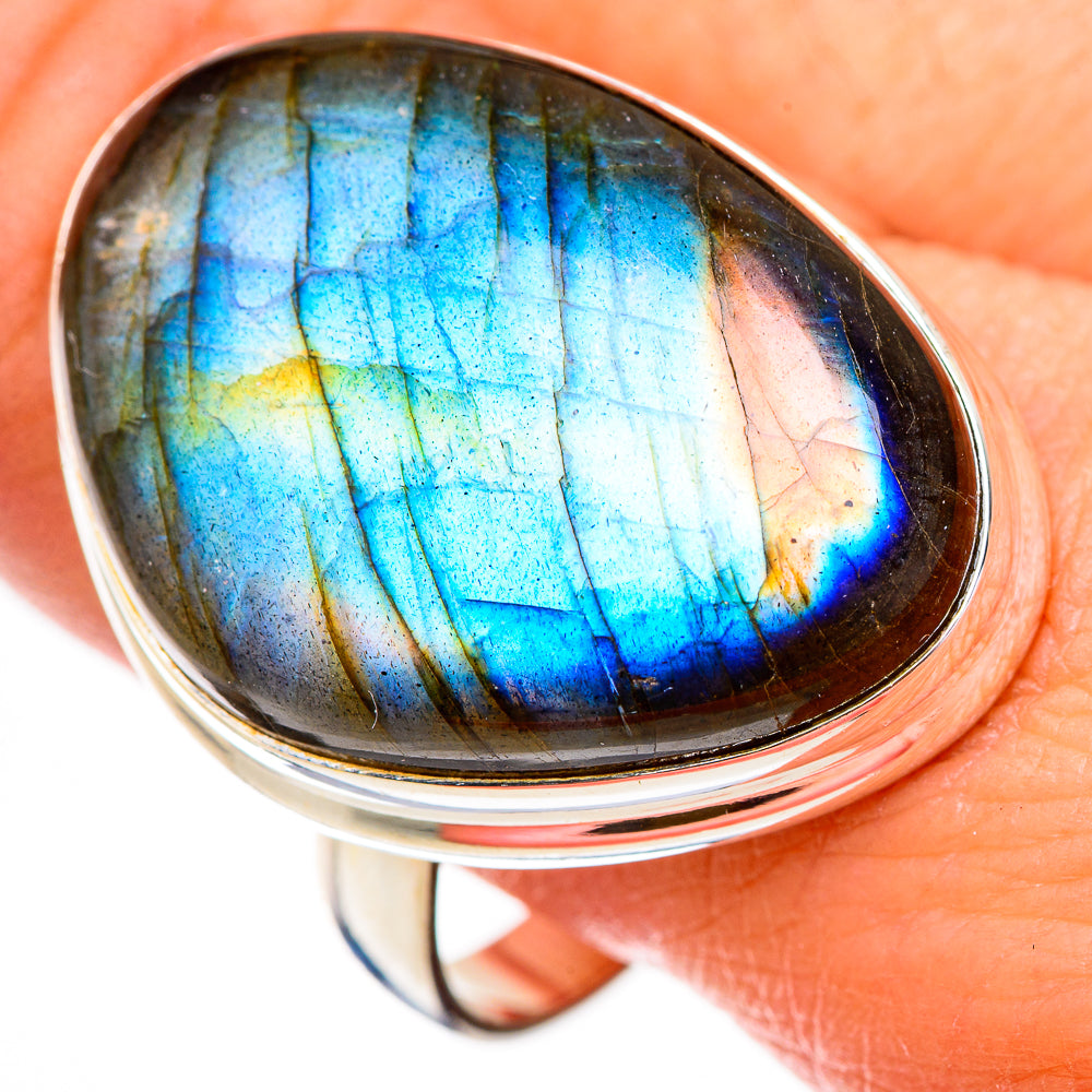 Labradorite Rings handcrafted by Anasilvercos - RING126054