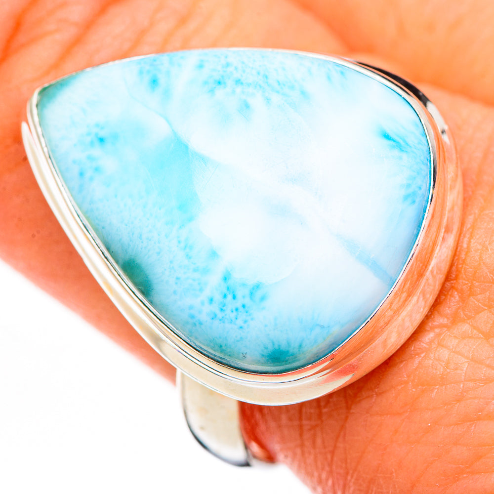 Larimar Rings handcrafted by Anasilvercos - RING126094