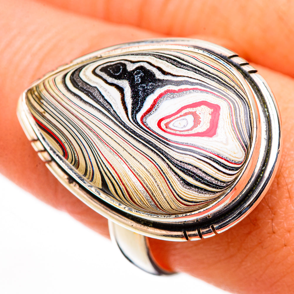 Fordite Rings handcrafted by Anasilvercos - RING126138