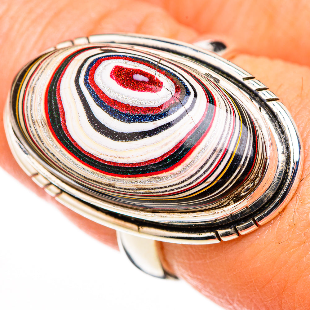 Fordite Rings handcrafted by Anasilvercos - RING126141