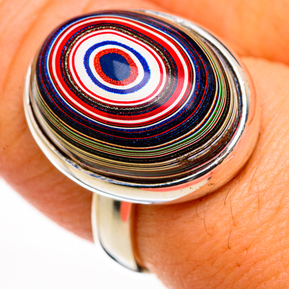 Fordite Rings handcrafted by Anasilvercos - RING126161
