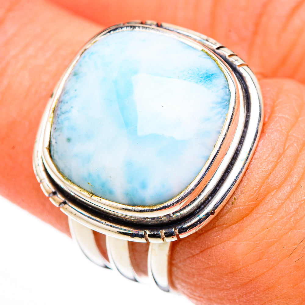 Larimar Rings handcrafted by Anasilvercos - RING126171