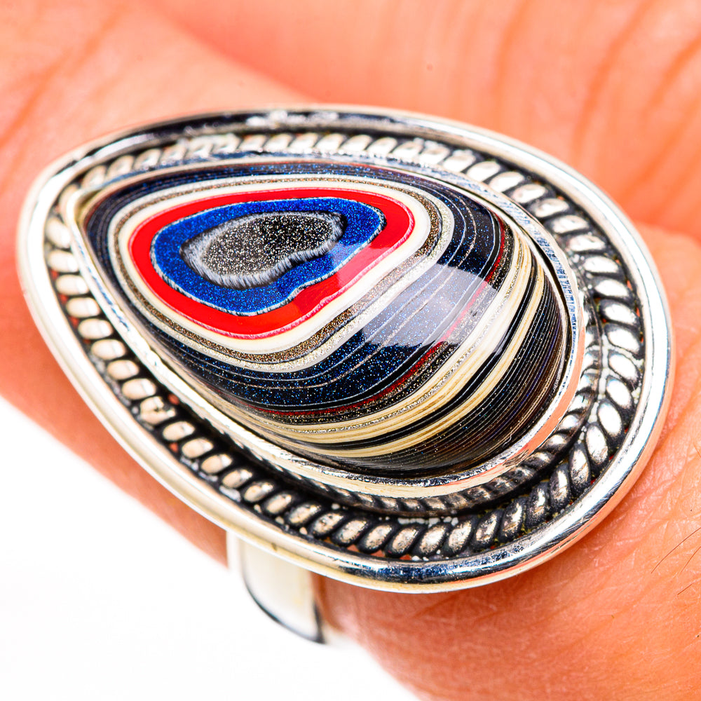 Fordite Rings handcrafted by Anasilvercos - RING126179