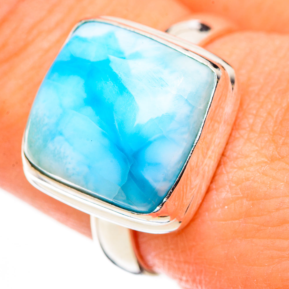 Larimar Rings handcrafted by Anasilvercos - RING126185