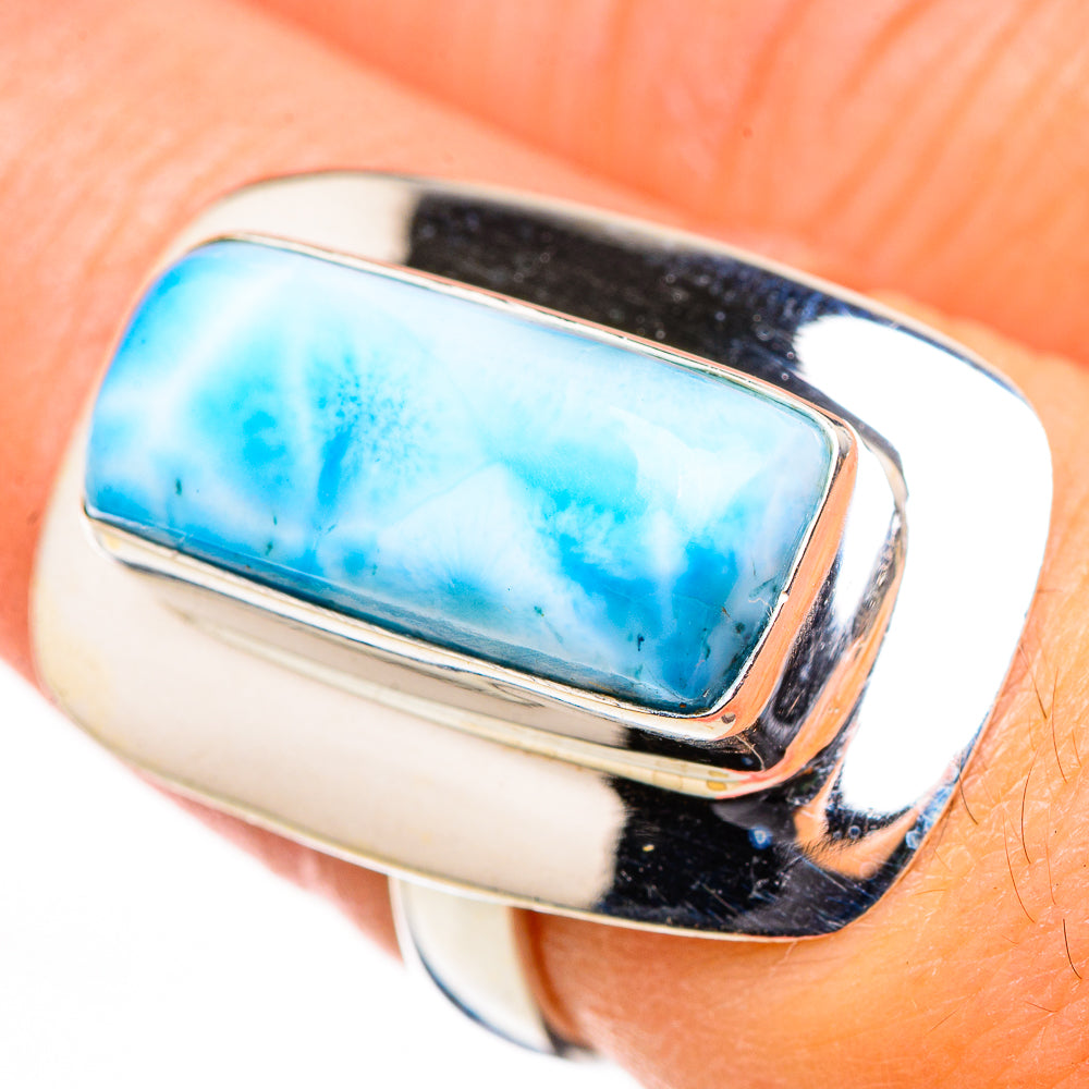 Larimar Rings handcrafted by Anasilvercos - RING126189