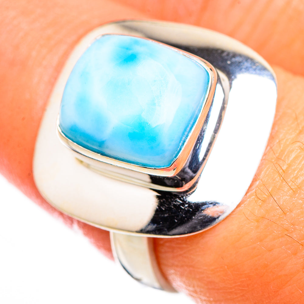 Larimar Rings handcrafted by Anasilvercos - RING126206
