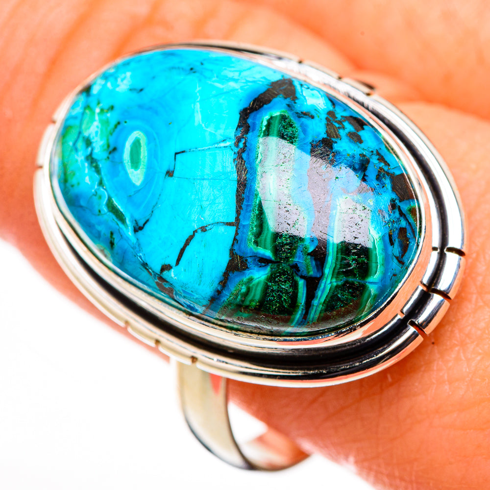 Chrysocolla Rings handcrafted by Anasilvercos - RING126211