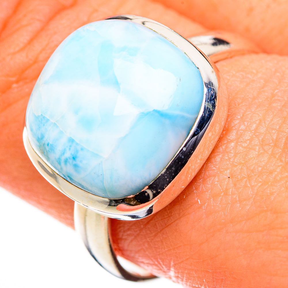 Larimar Rings handcrafted by Anasilvercos - RING126217