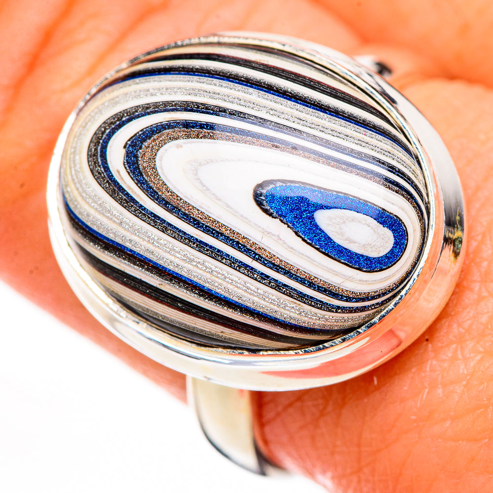 Fordite Rings handcrafted by Anasilvercos - RING126219