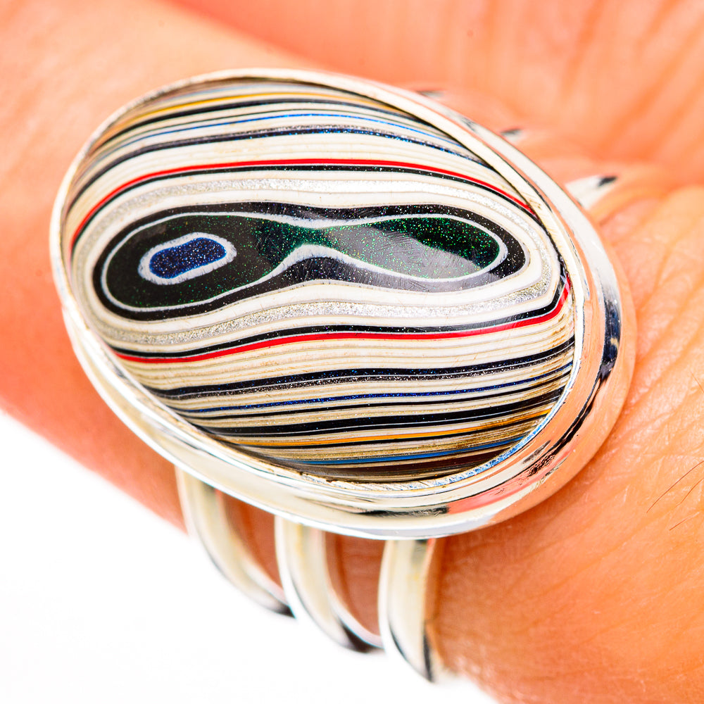 Fordite Rings handcrafted by Anasilvercos - RING126227