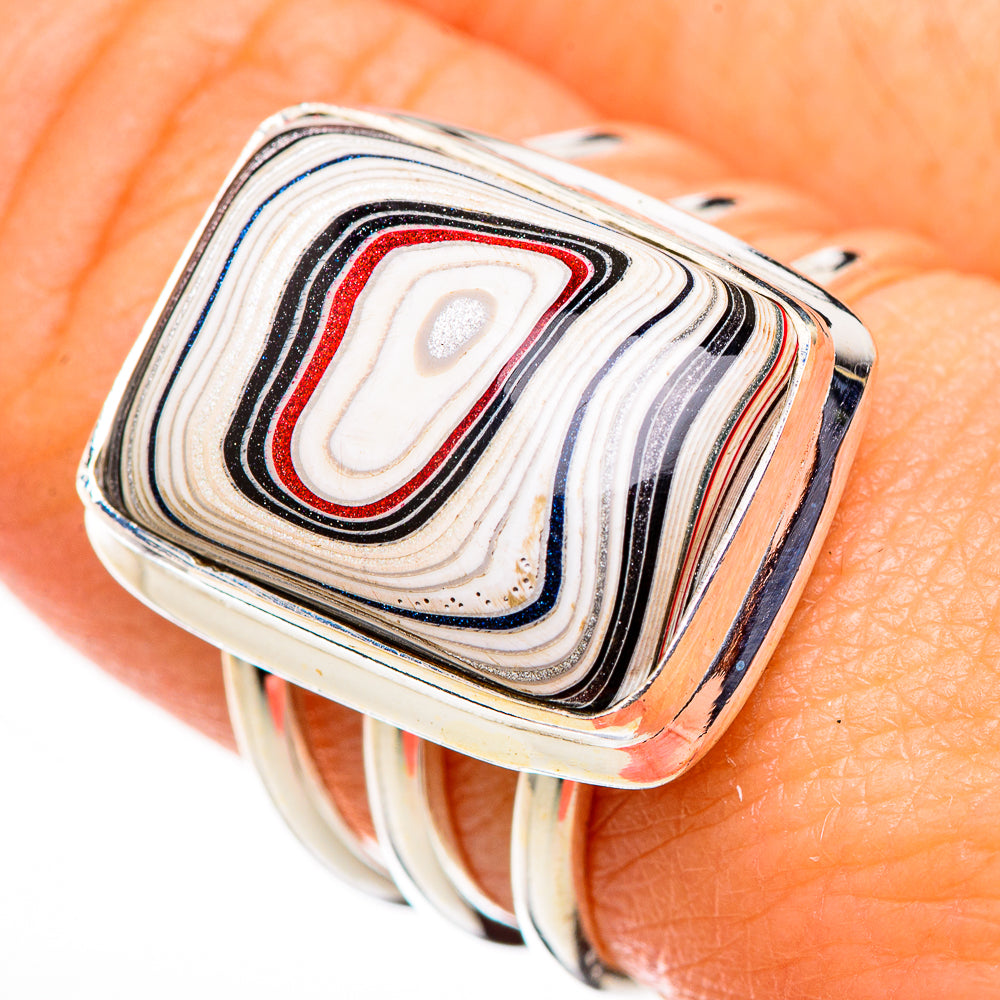 Fordite Rings handcrafted by Anasilvercos - RING126229