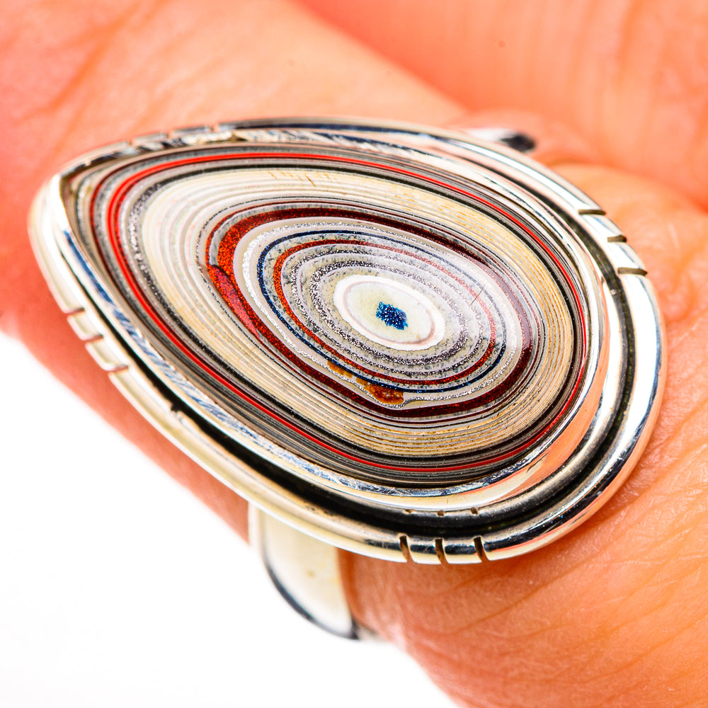 Fordite Rings handcrafted by Anasilvercos - RING126230