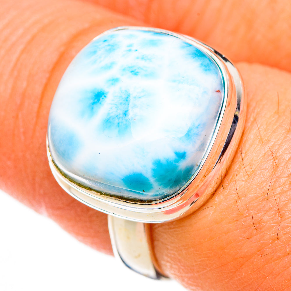 Larimar Rings handcrafted by Anasilvercos - RING126254