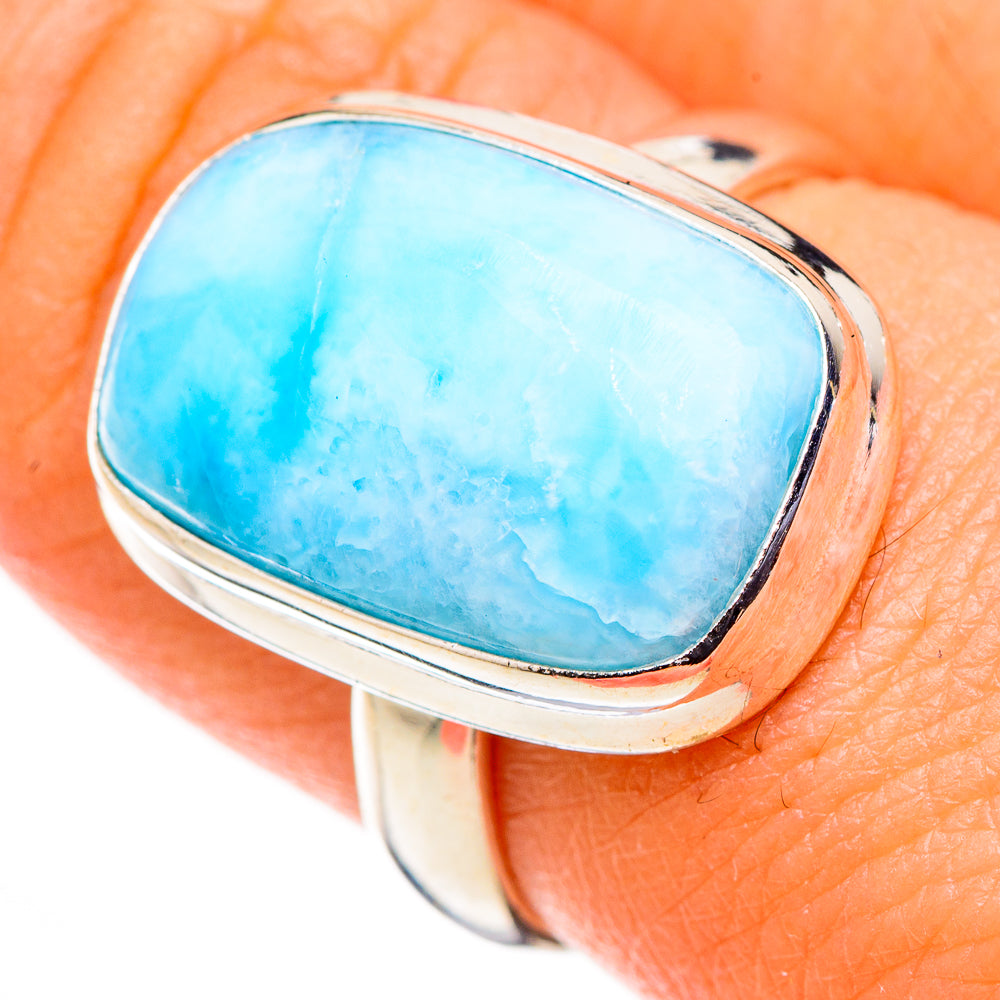 Larimar Rings handcrafted by Anasilvercos - RING126283
