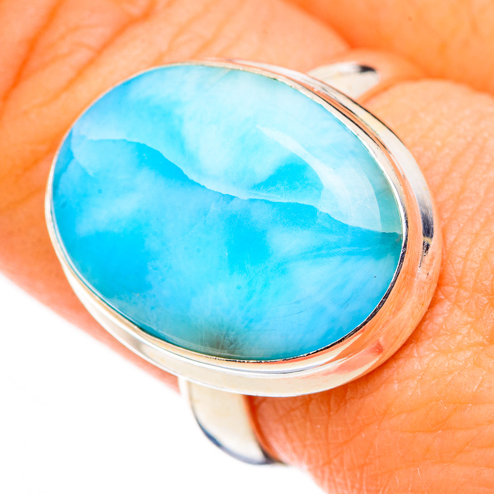Larimar Rings handcrafted by Anasilvercos - RING126284