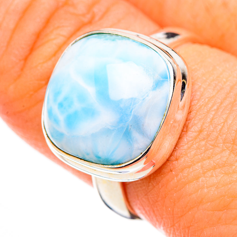 Larimar Rings handcrafted by Anasilvercos - RING126287