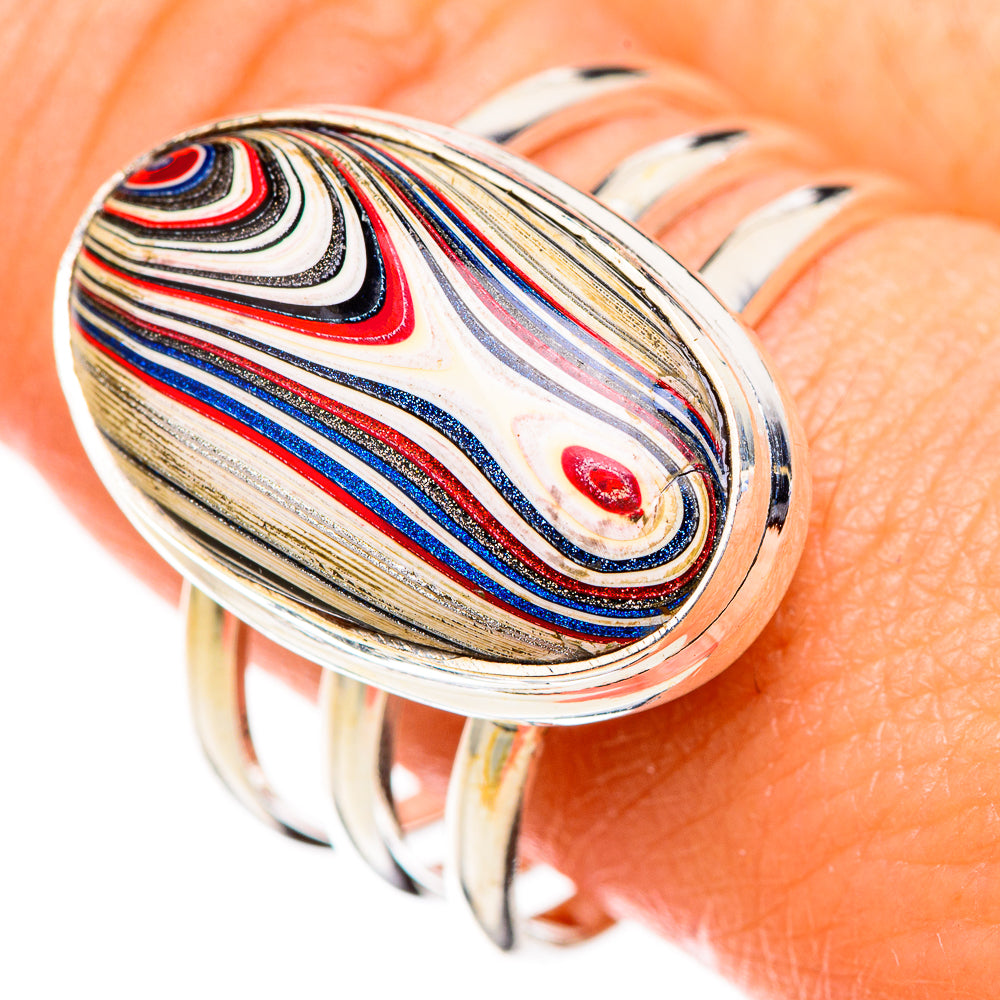 Fordite Rings handcrafted by Anasilvercos - RING126290