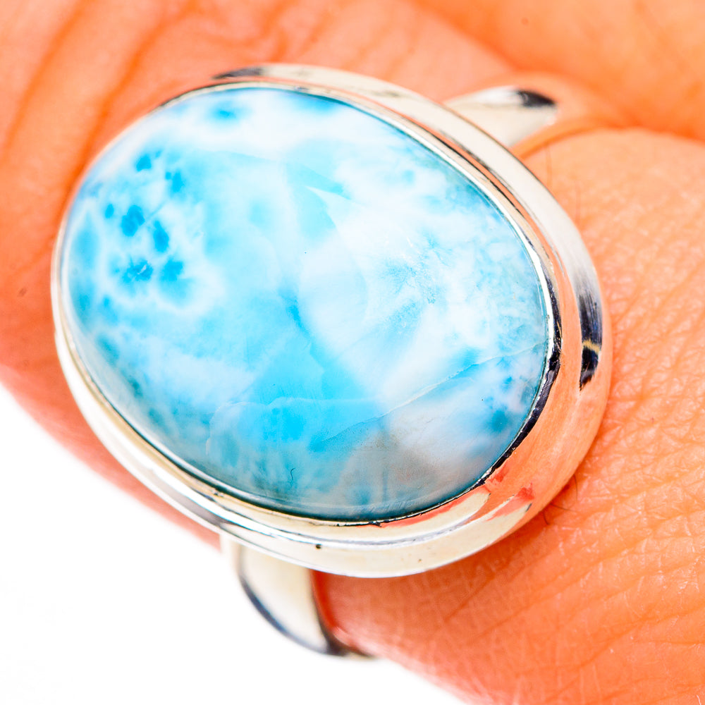 Larimar Rings handcrafted by Anasilvercos - RING126296