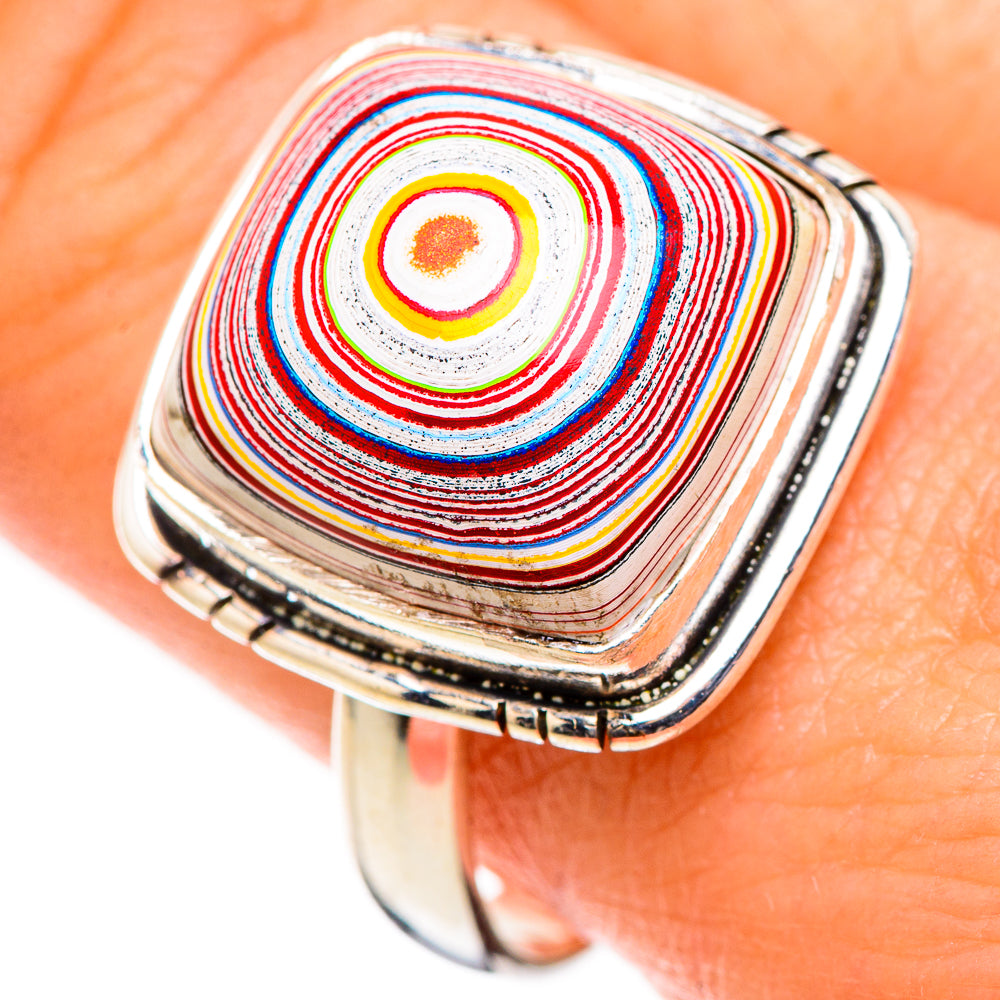 Fordite Rings handcrafted by Anasilvercos - RING126304