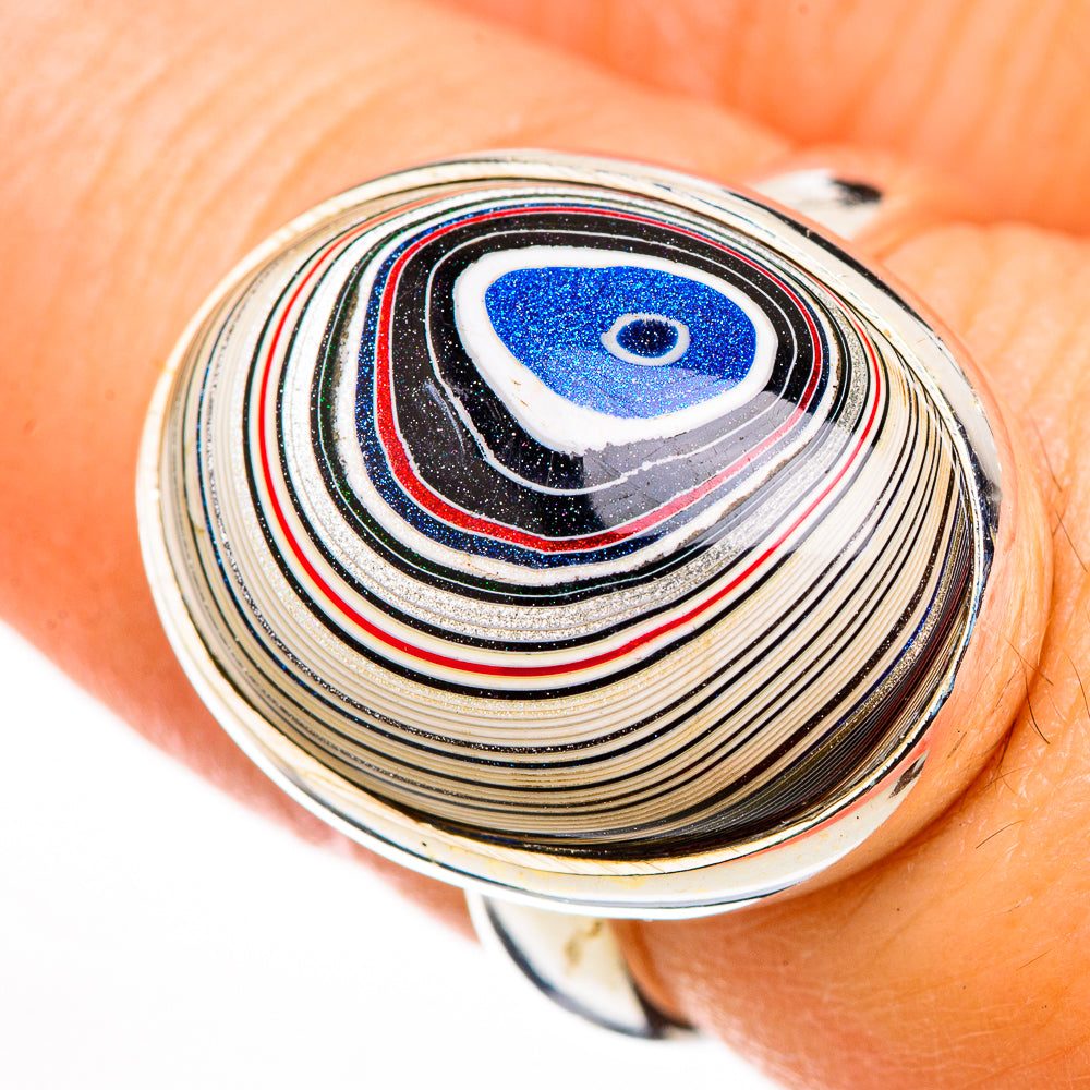 Fordite Rings handcrafted by Anasilvercos - RING126307