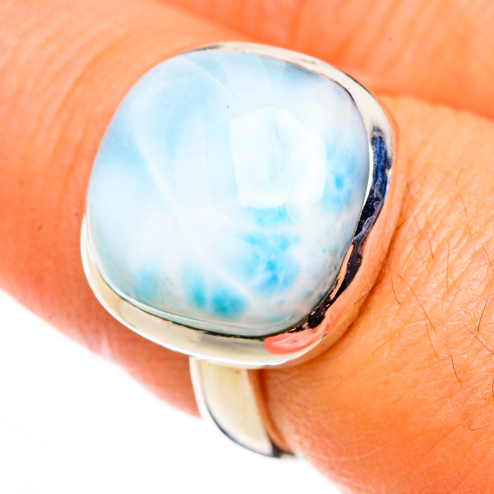 Larimar Rings handcrafted by Anasilvercos - RING126314
