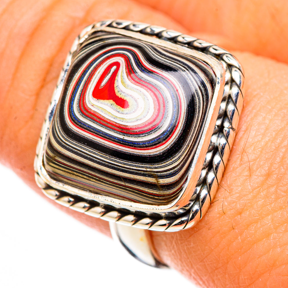 Fordite Rings handcrafted by Anasilvercos - RING126320