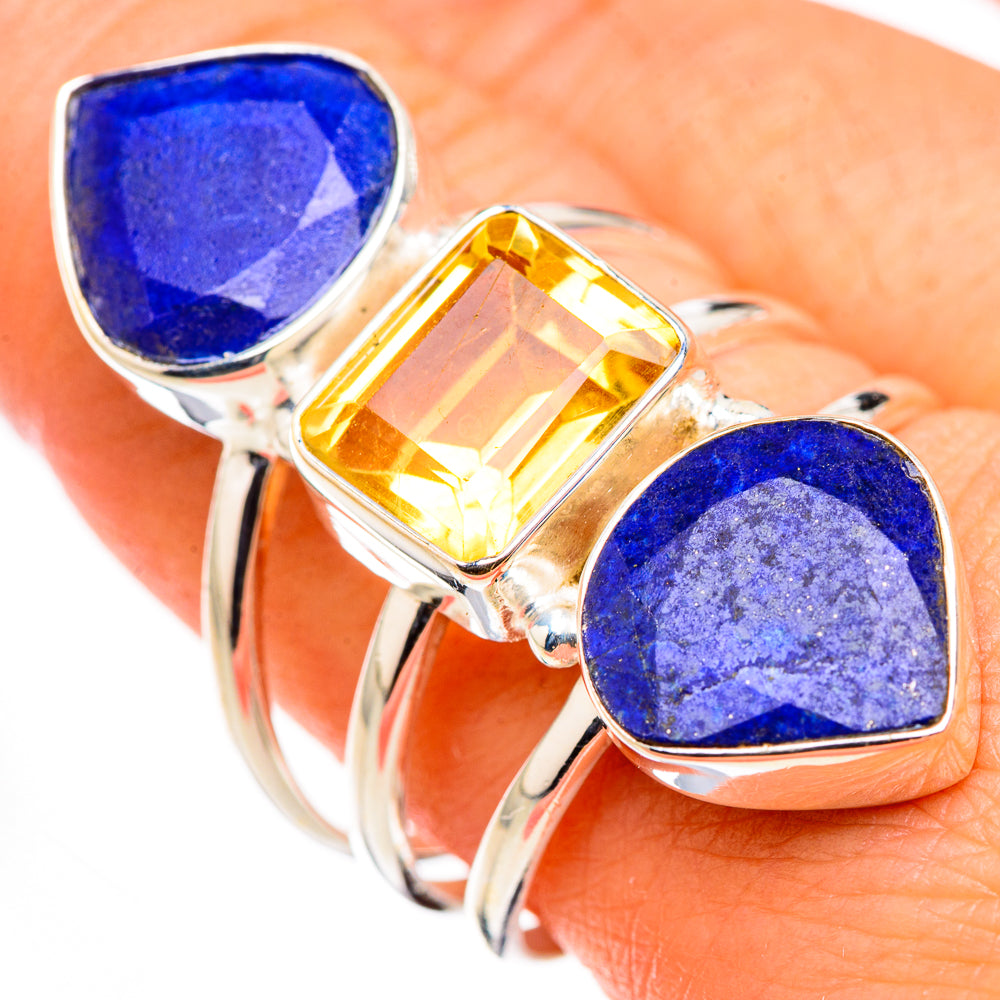 Lapis Lazuli Rings handcrafted by Anasilvercos - RING126323