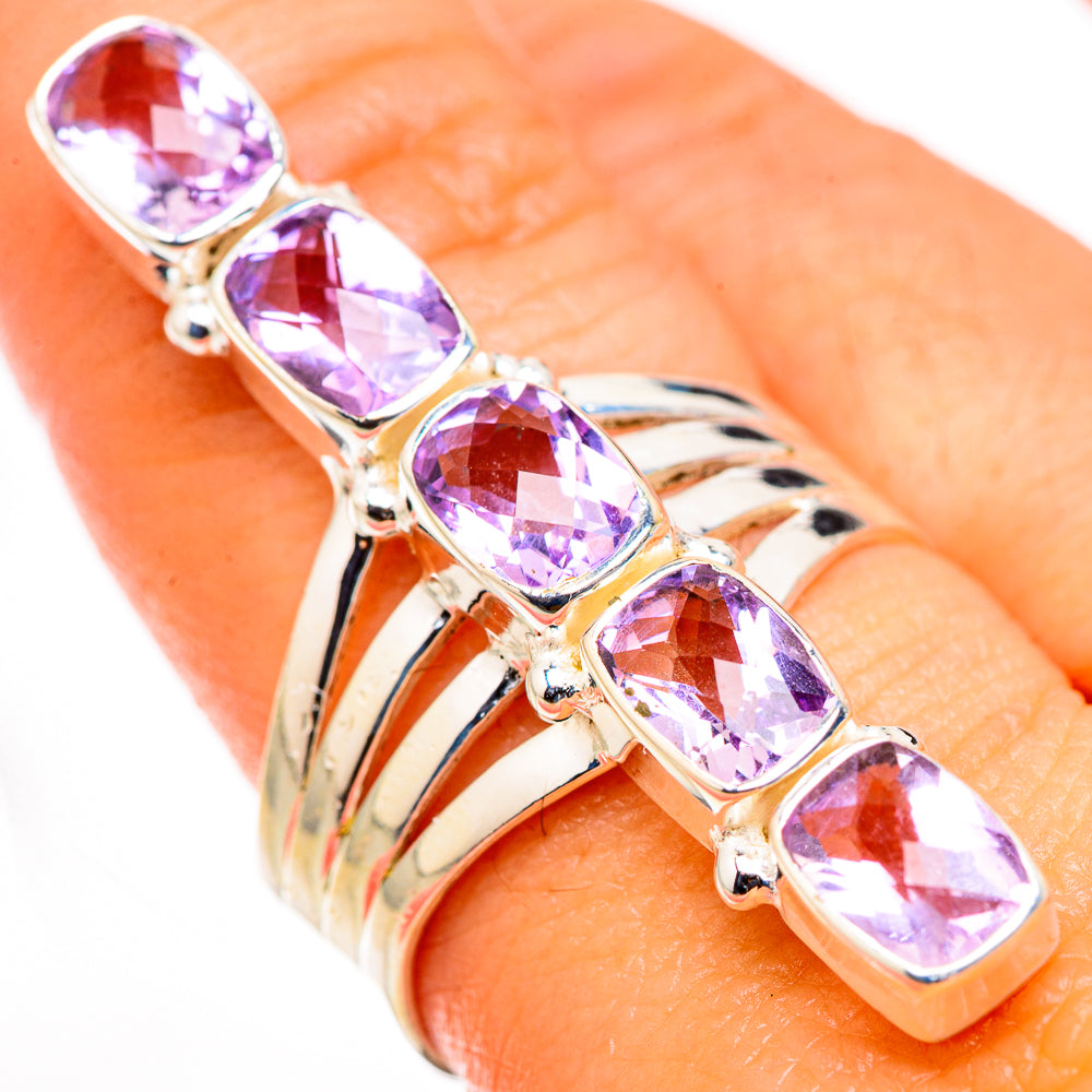 Amethyst Rings handcrafted by Anasilvercos - RING126329
