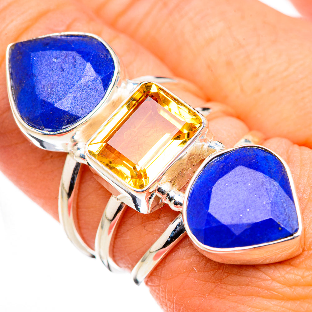 Lapis Lazuli Rings handcrafted by Anasilvercos - RING126341
