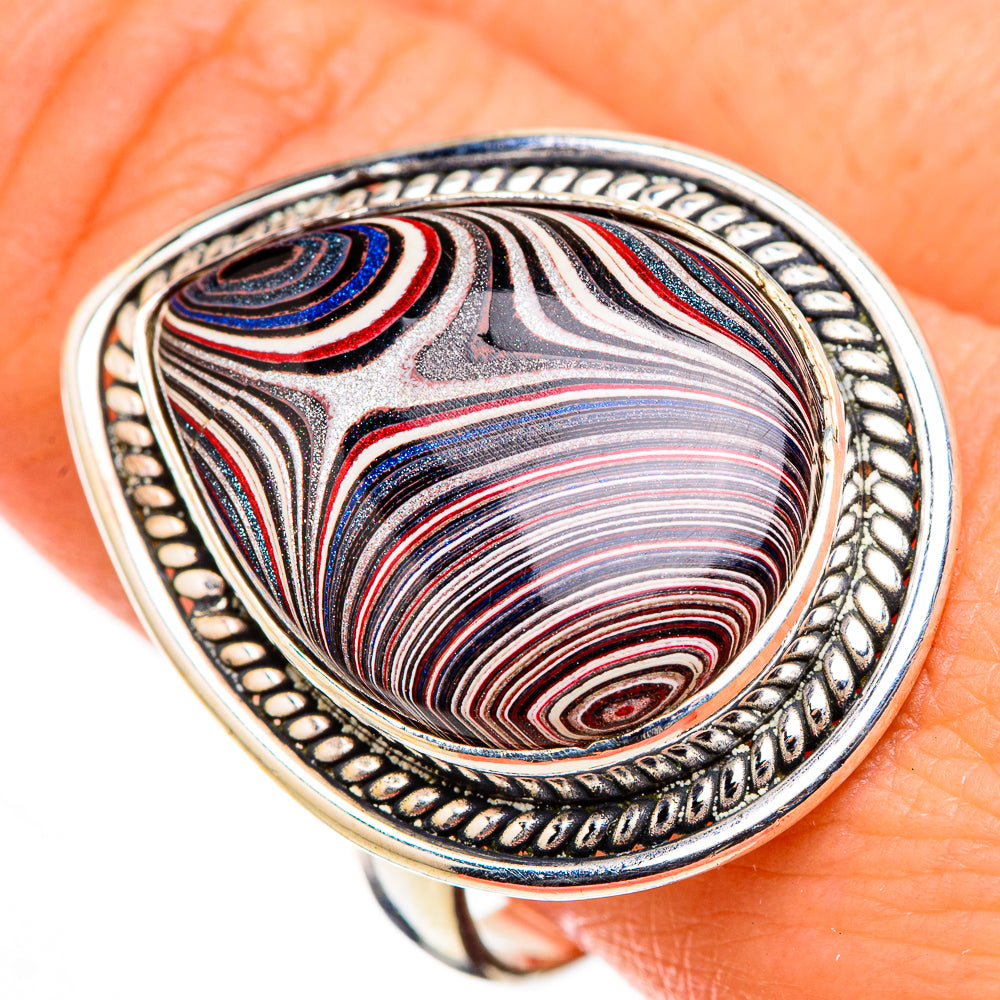Fordite Rings handcrafted by Anasilvercos - RING126349