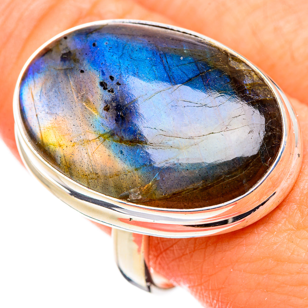 Labradorite Rings handcrafted by Anasilvercos - RING126350