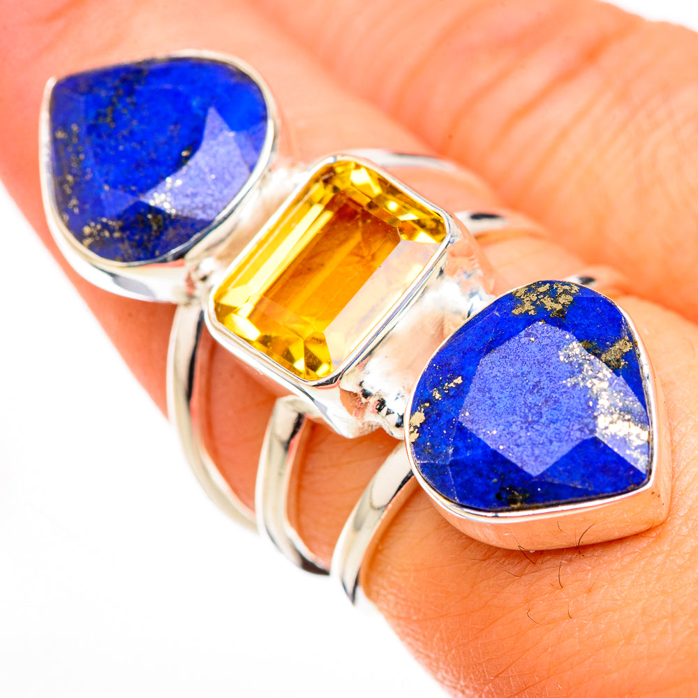 Lapis Lazuli Rings handcrafted by Anasilvercos - RING126361