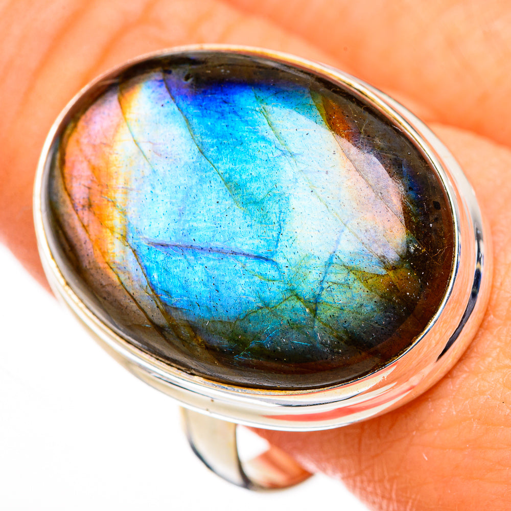 Labradorite Rings handcrafted by Anasilvercos - RING126377