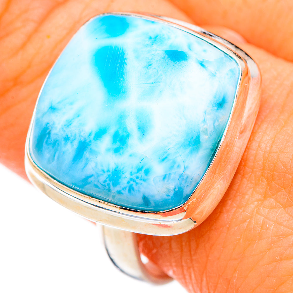 Larimar Rings handcrafted by Anasilvercos - RING126383