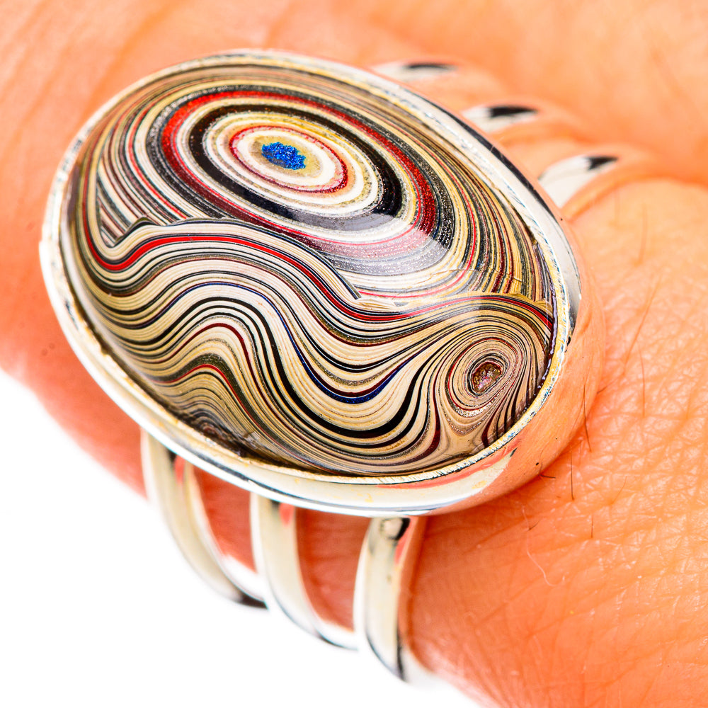 Fordite Rings handcrafted by Anasilvercos - RING126417