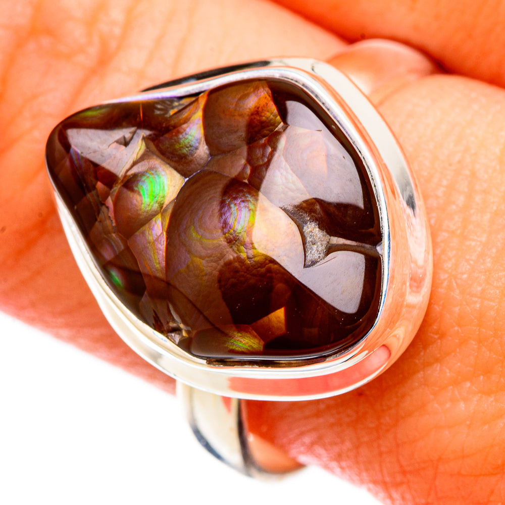 Mexican Fire Agate Rings handcrafted by Anasilvercos - RING126427